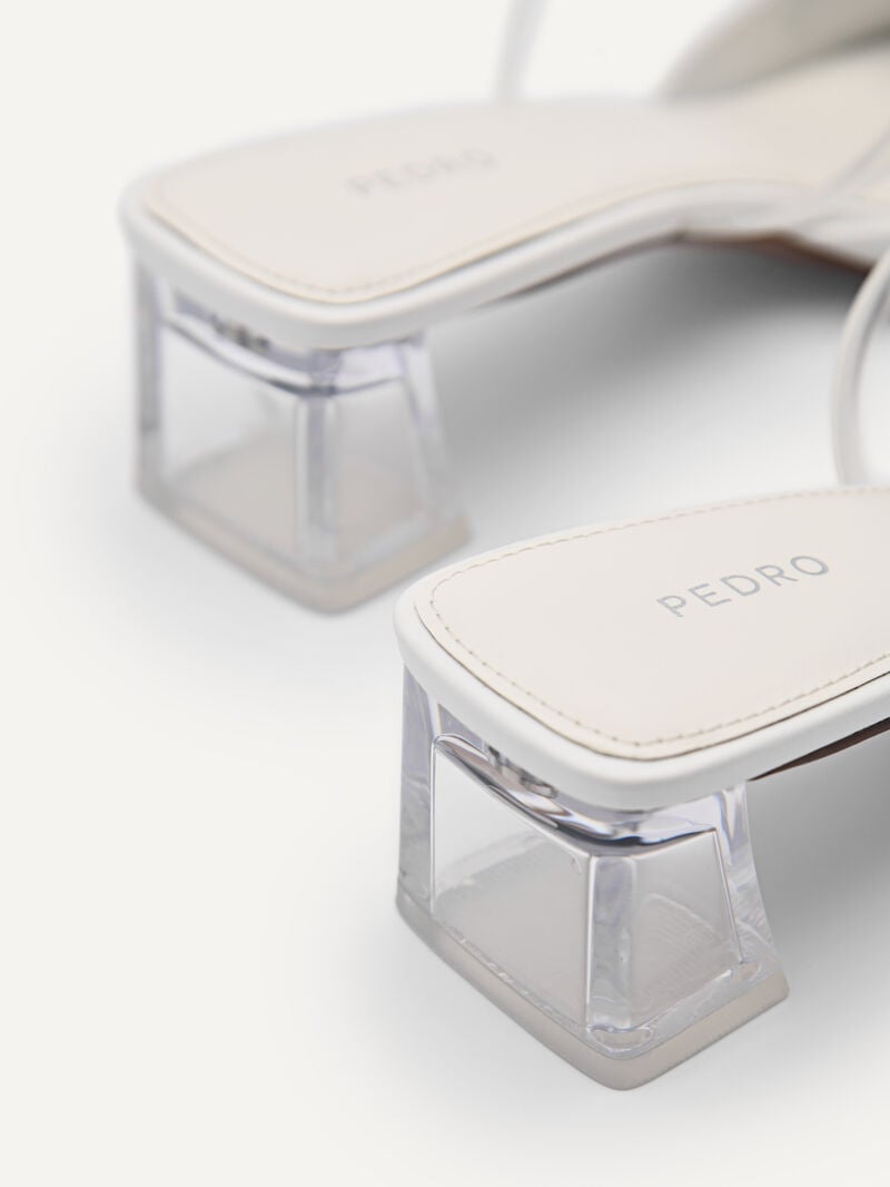 Pedro Megan Women Mules White | Q9Q-1436