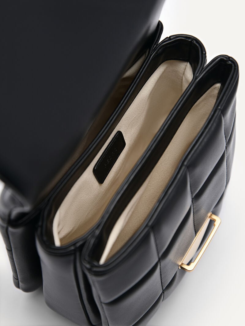 Pedro Mini Quilted Bags Women Shoulder Bags Black | Q9Q-1162