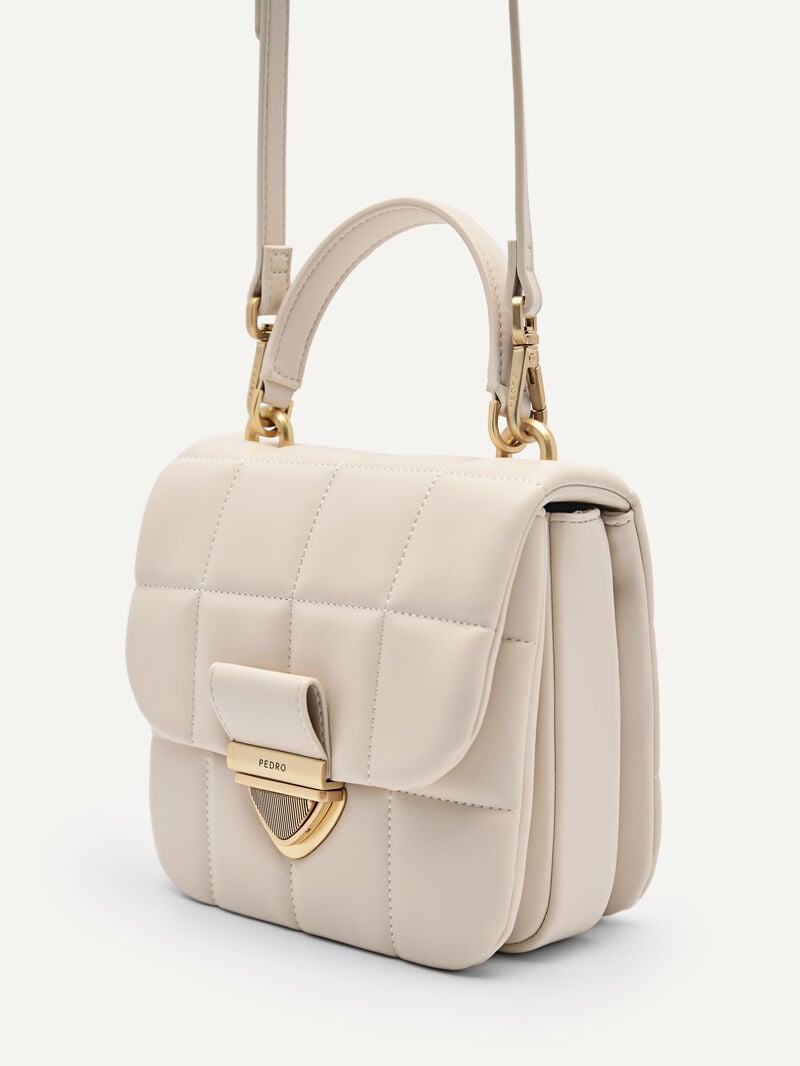 Pedro Mini Quilted Bags Women Shoulder Bags Beige | Q9Q-1161