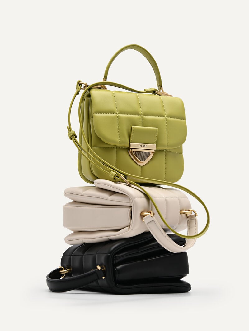 Pedro Mini Quilted Bags Women Shoulder Bags Beige | Q9Q-1161
