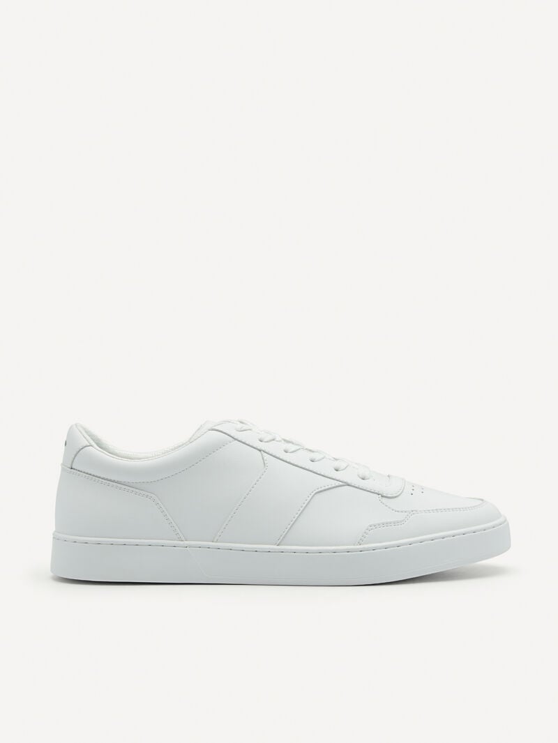 Pedro Mono Stride Sneakers Men Court Sneakers White | Q9Q-1673