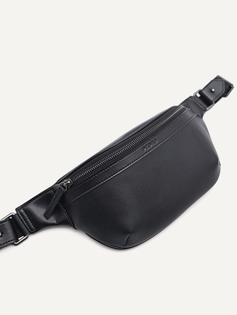 Pedro Monochrome Sling Pouch Bags Men Small Bags Black | Q9Q-1147