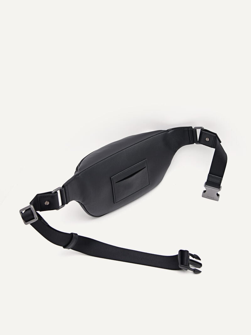 Pedro Monochrome Sling Pouch Bags Men Small Bags Black | Q9Q-1147