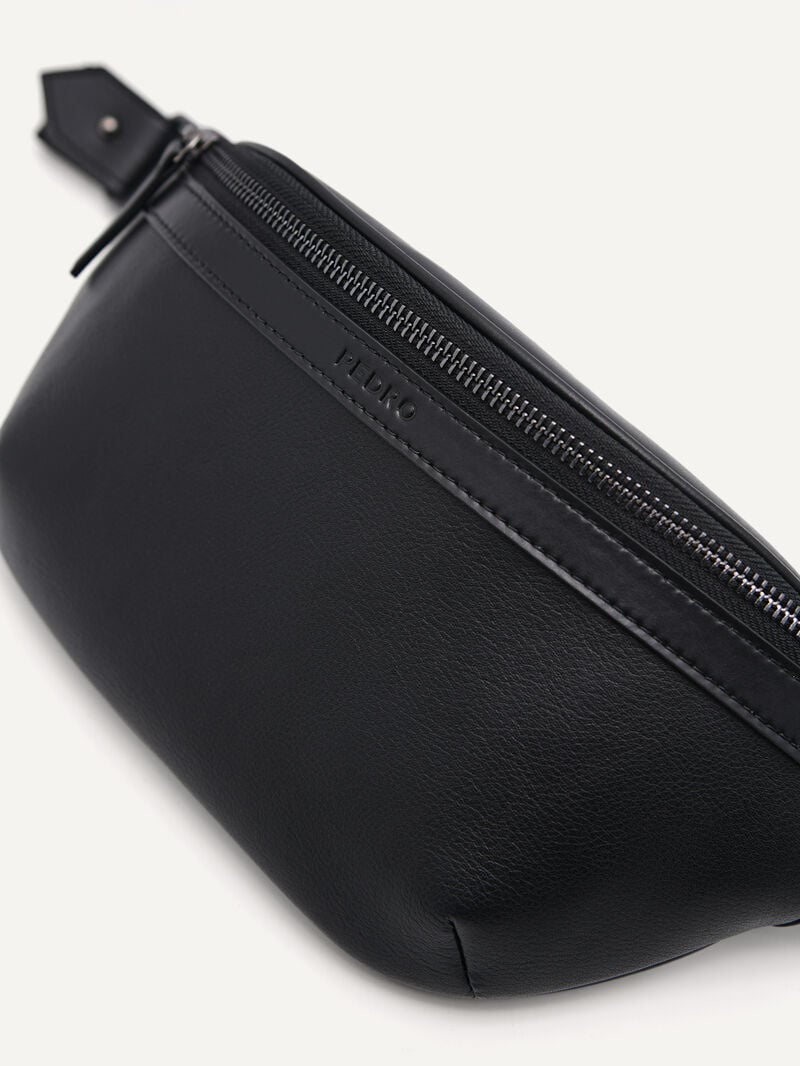 Pedro Monochrome Sling Pouch Bags Men Small Bags Black | Q9Q-1147