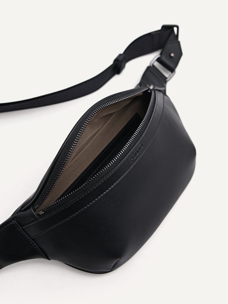 Pedro Monochrome Sling Pouch Bags Men Small Bags Black | Q9Q-1147