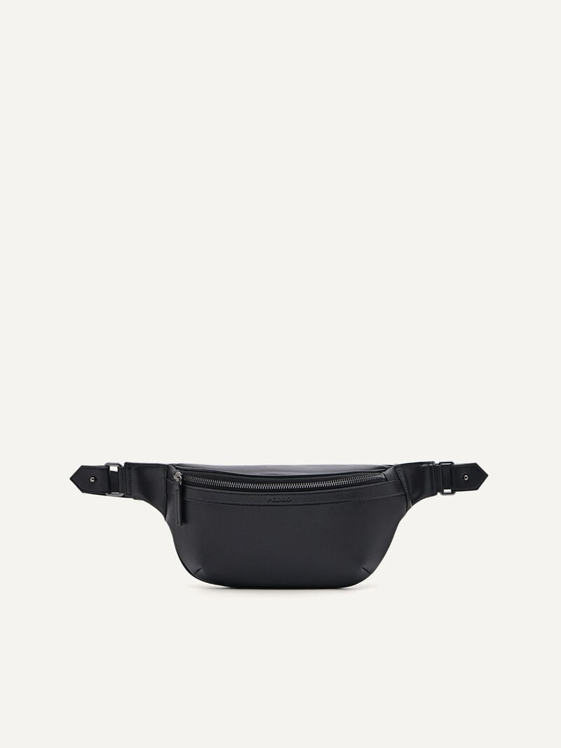 Pedro Monochrome Sling Pouch Bags Men Small Bags Black | Q9Q-1147