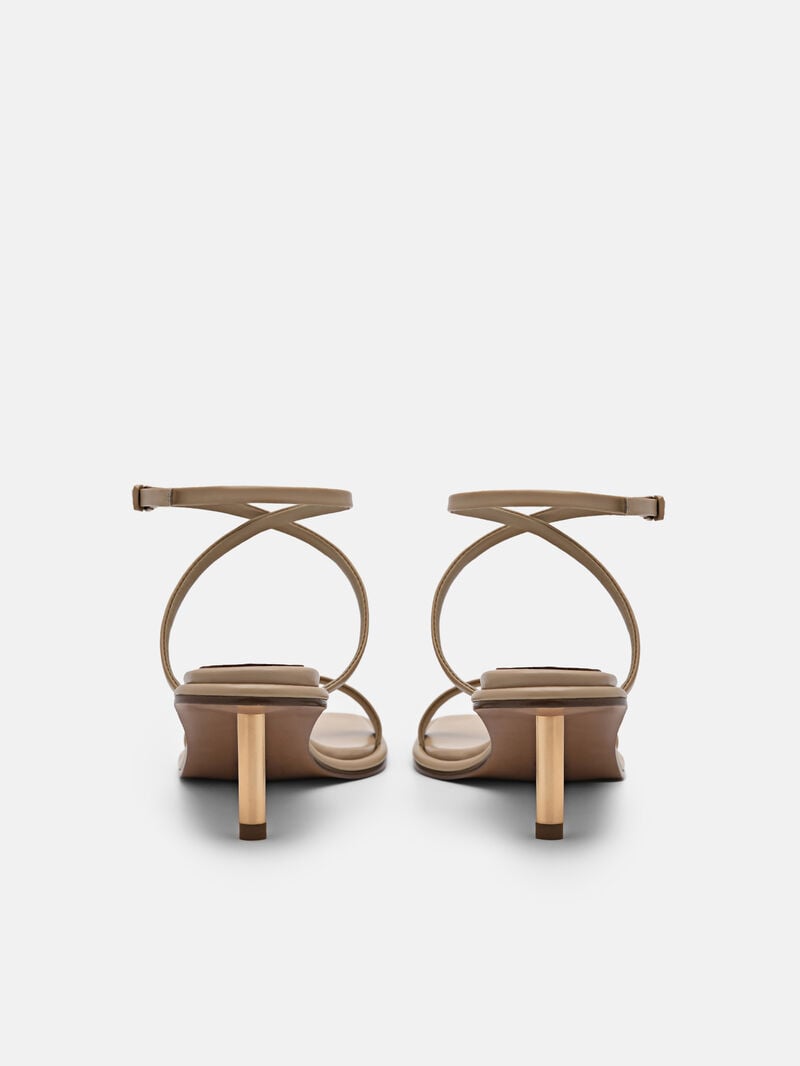 Pedro Myra Women Heel Sandals Sand | Q9Q-1427
