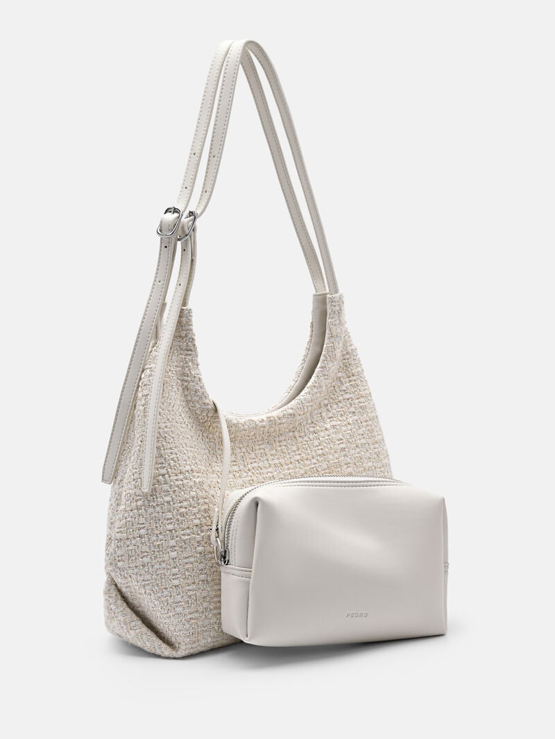 Pedro Naomie Bags Women Hobos Chalk | Q9Q-1139