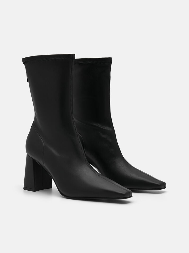 Pedro Natasha Boots Women Ankle Boots Black | Q9Q-1338