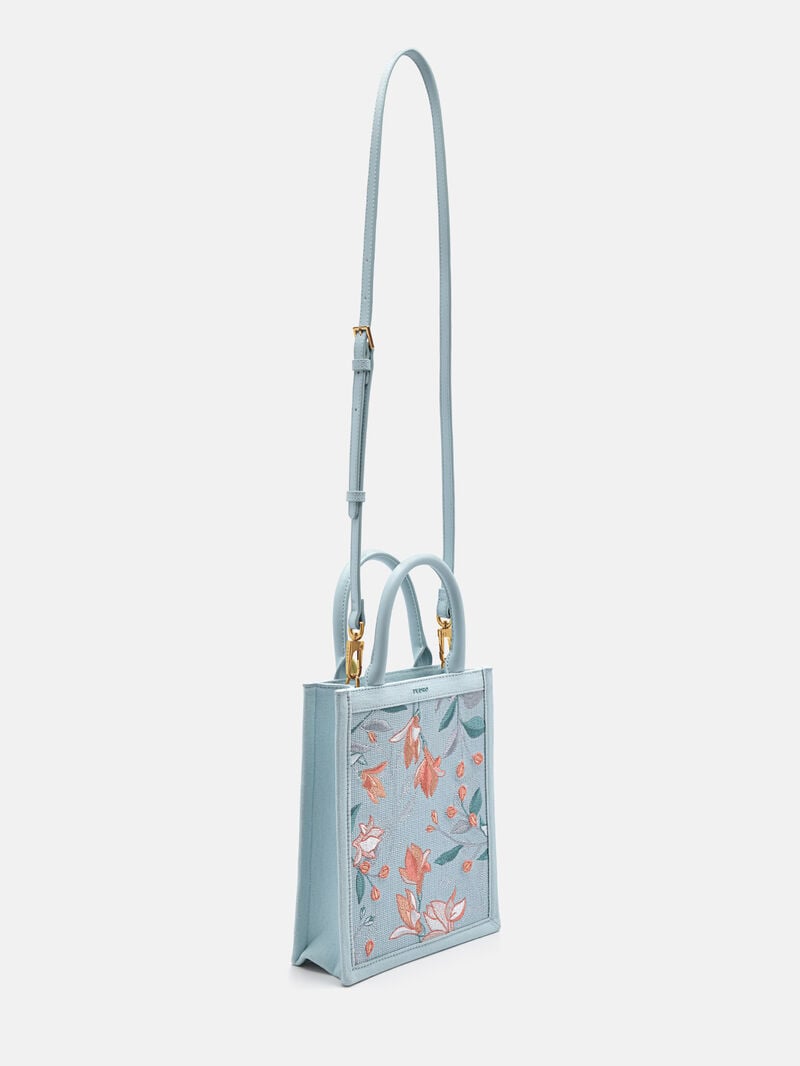 Pedro Nica Canvas Bags Women Totes Light Blue | Q9Q-1129