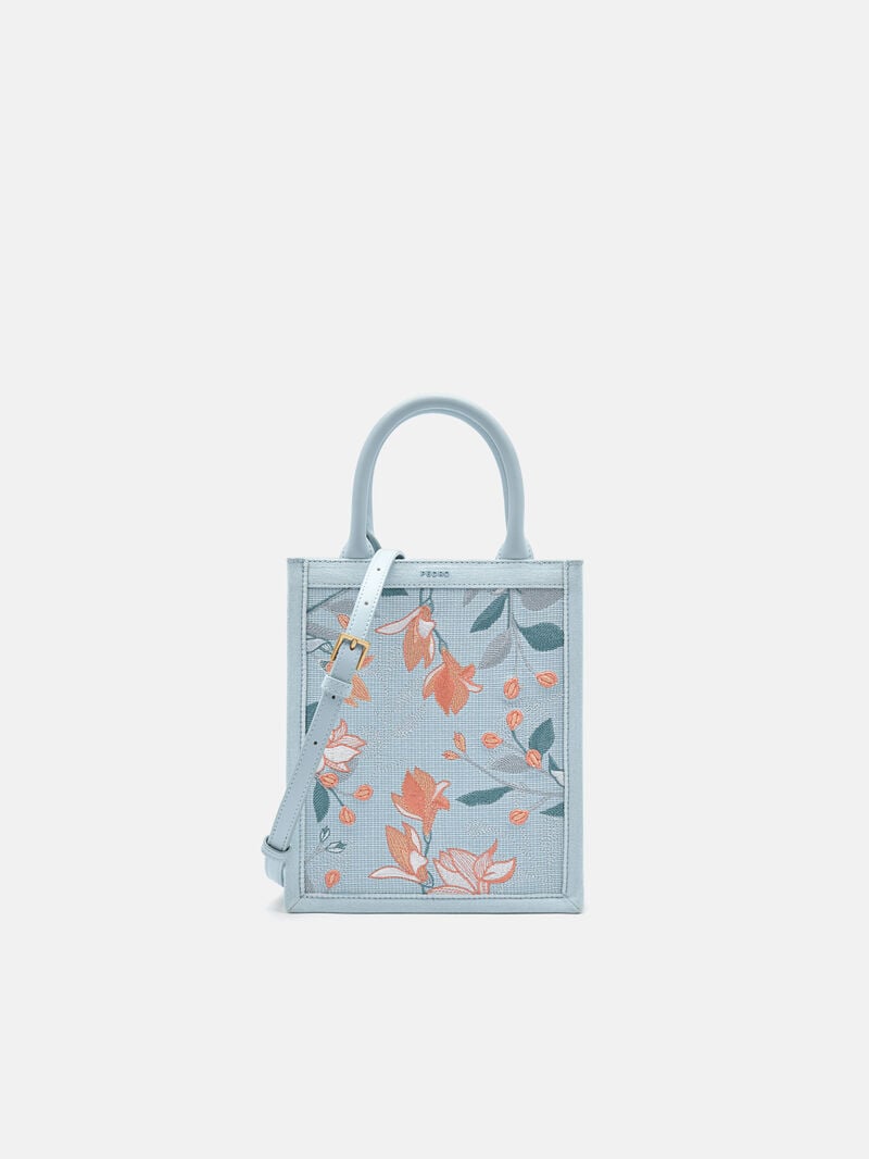 Pedro Nica Canvas Bags Women Totes Light Blue | Q9Q-1129