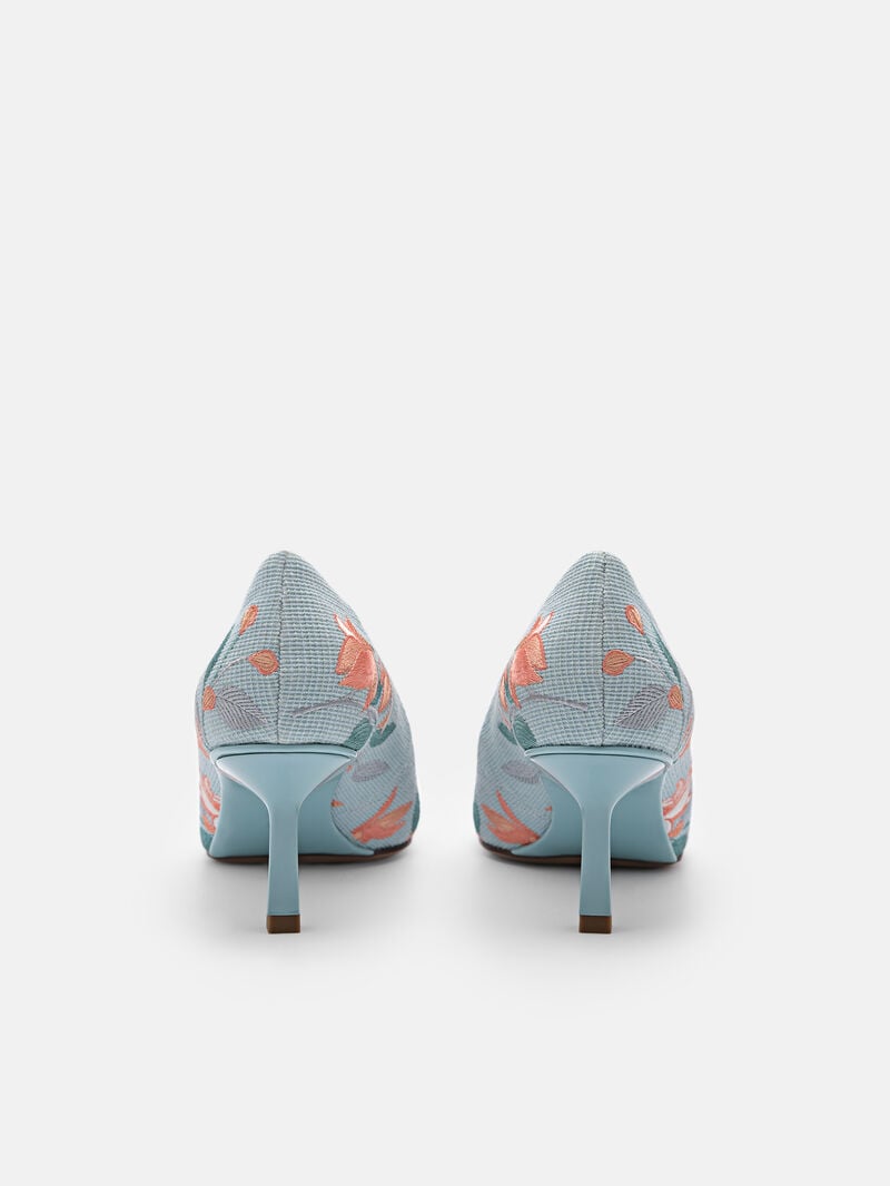 Pedro Nica Fabric Women Pumps Aqua | Q9Q-1423