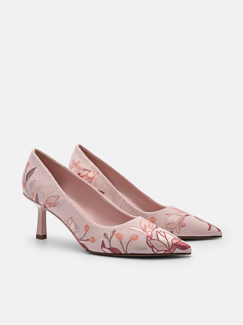 Pedro Nica Fabric Women Pumps Blush | Q9Q-1424