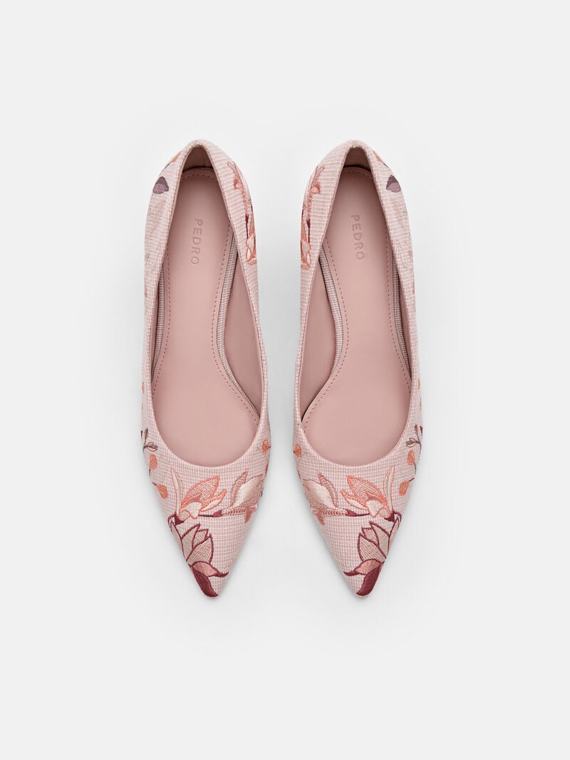Pedro Nica Fabric Women Pumps Blush | Q9Q-1424
