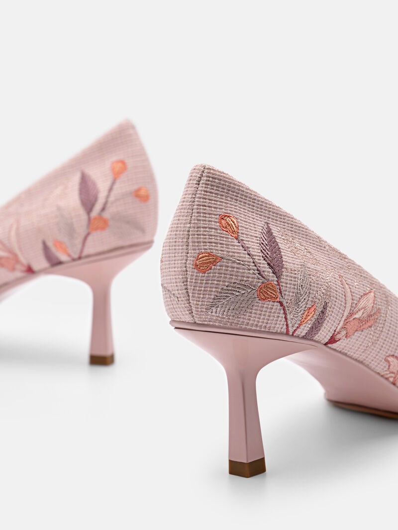 Pedro Nica Fabric Women Pumps Blush | Q9Q-1424