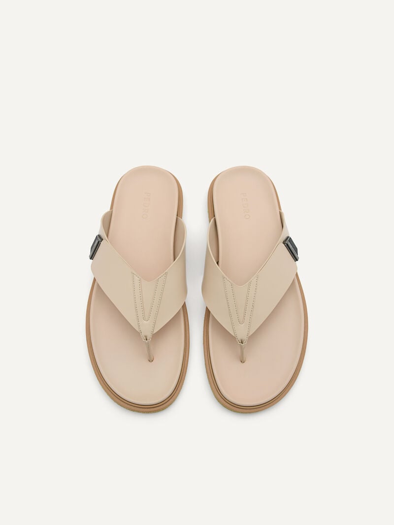 Pedro Norman Thong Men Sandals Sand | Q9Q-1655