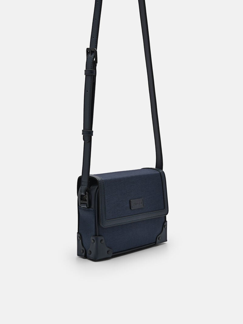 Pedro Norton Boxy Bags Men Sling Bags Navy | Q9Q-1125