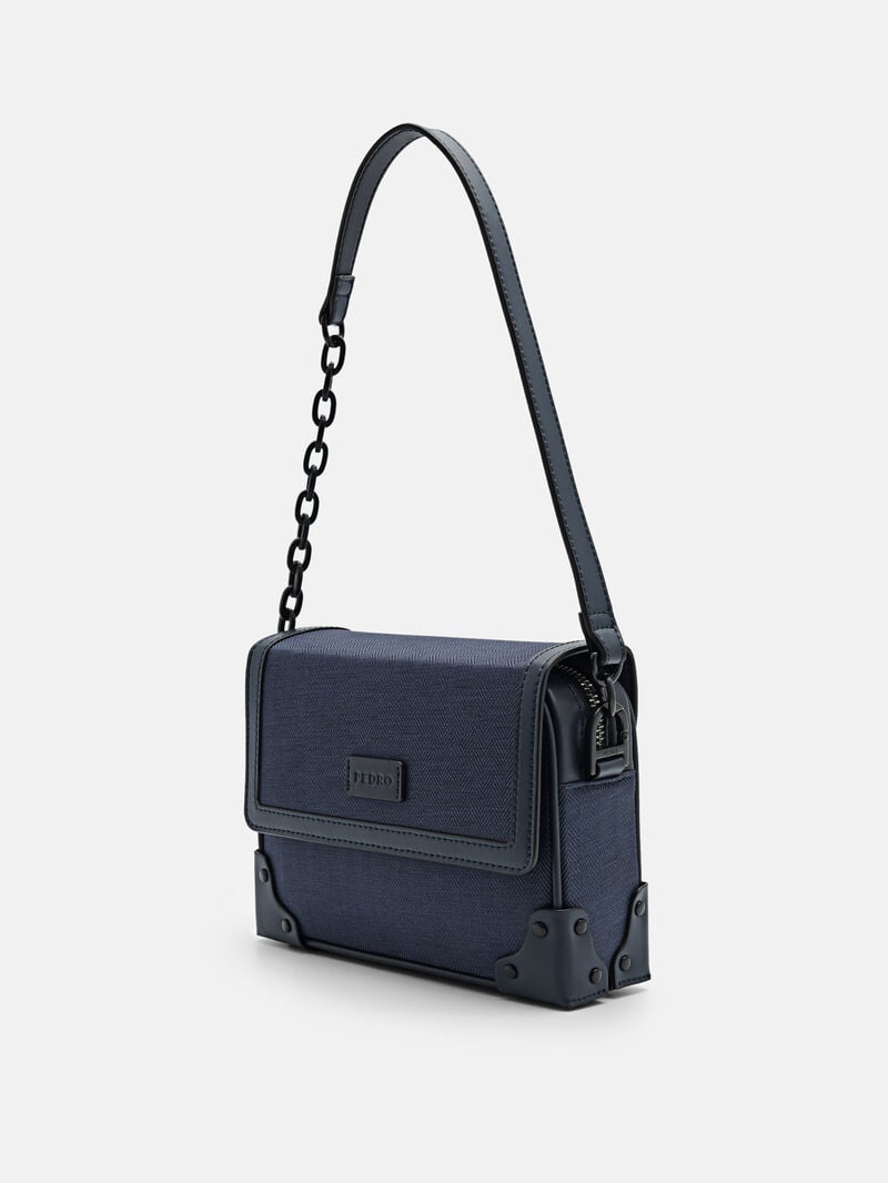 Pedro Norton Boxy Bags Men Sling Bags Navy | Q9Q-1125