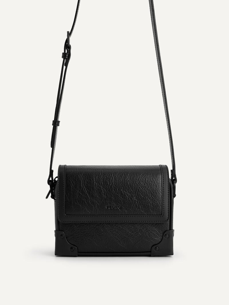 Pedro Norton Boxy Sling Bags Men Small Bags Black | Q9Q-1122