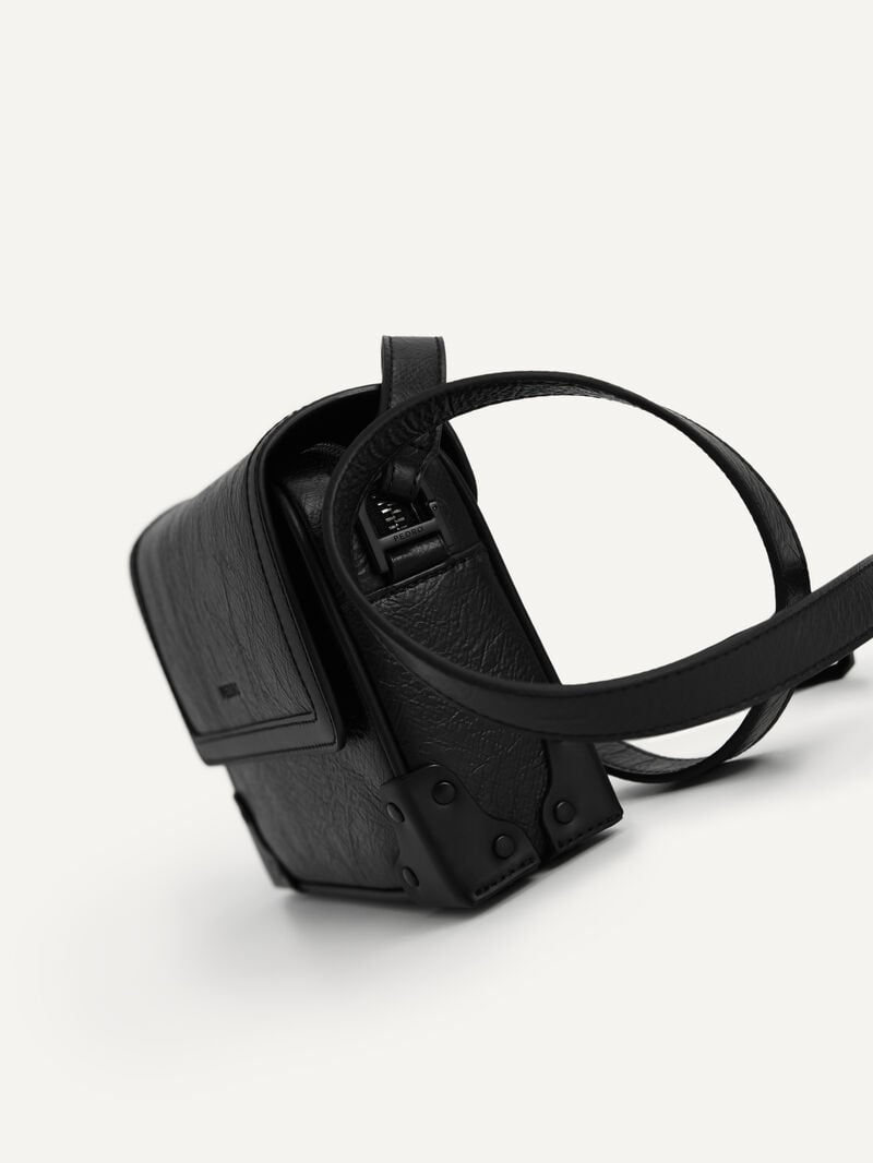 Pedro Norton Boxy Sling Bags Men Small Bags Black | Q9Q-1122