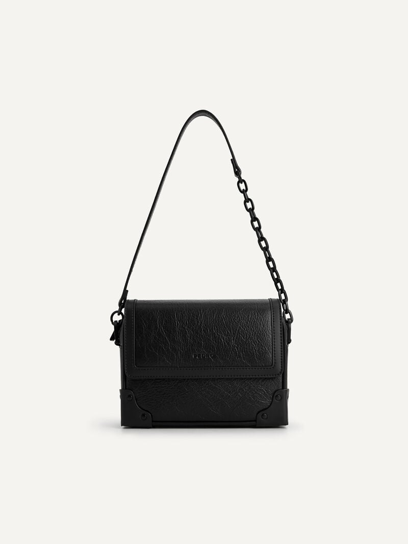 Pedro Norton Boxy Sling Bags Men Small Bags Black | Q9Q-1122