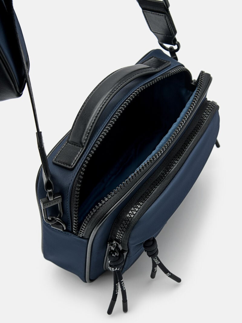 Pedro Nylon Bags Men Sling Bags Navy | Q9Q-1121
