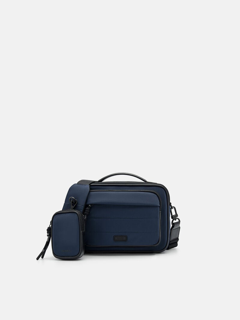 Pedro Nylon Bags Men Sling Bags Navy | Q9Q-1121