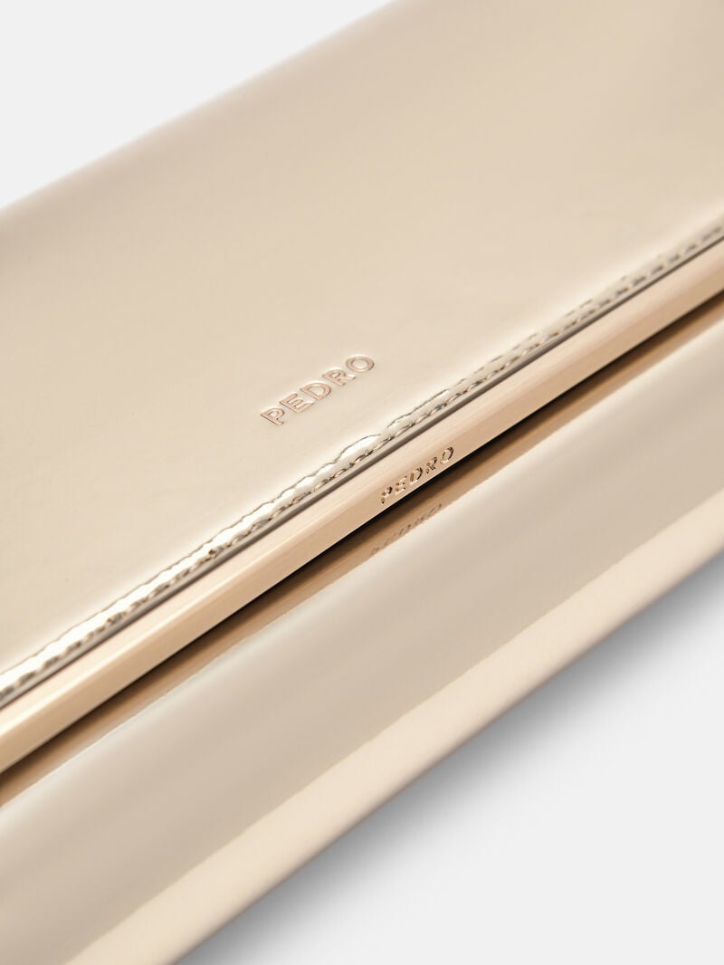 Pedro Oriana Bags Women Clutches Gold | Q9Q-1110