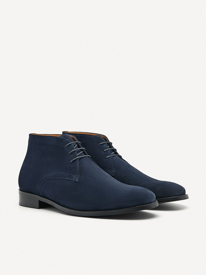 Pedro Oscar Ankle Boots Men Boots Navy | Q9Q-1641