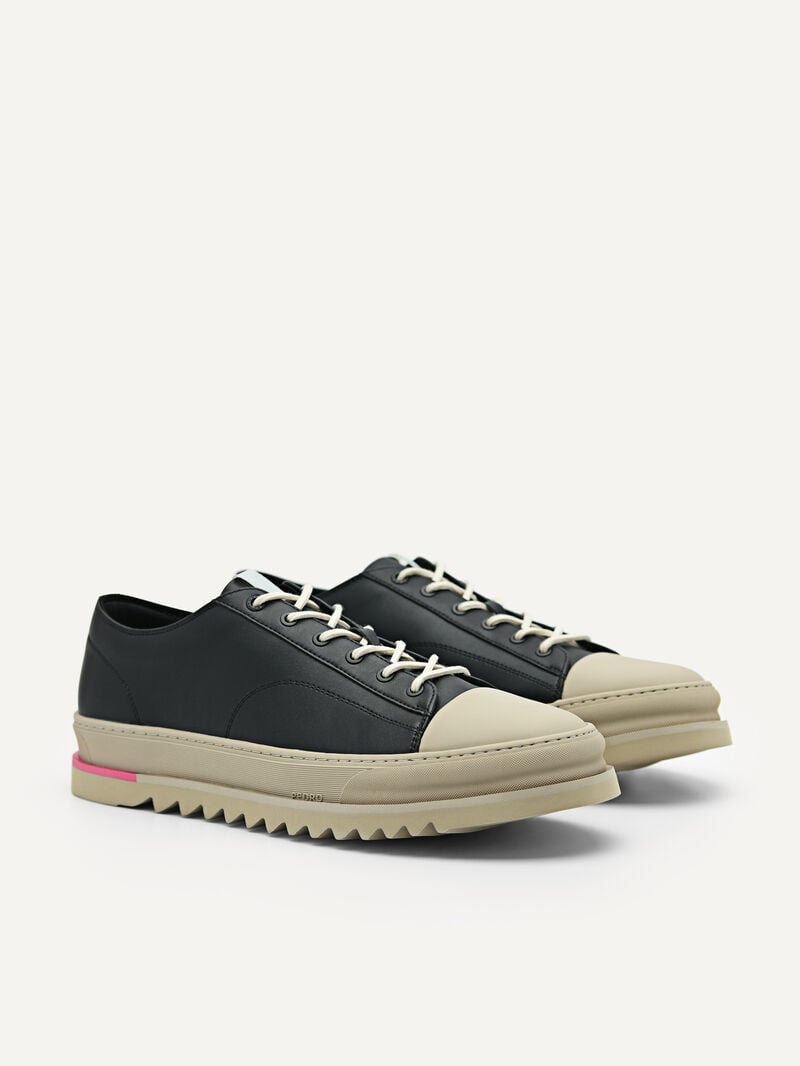 Pedro Owen Sneakers Men Court Sneakers Black | Q9Q-1636