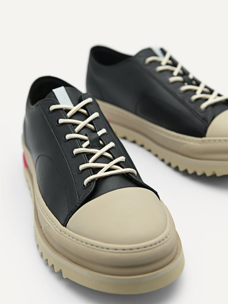 Pedro Owen Sneakers Men Court Sneakers Black | Q9Q-1636
