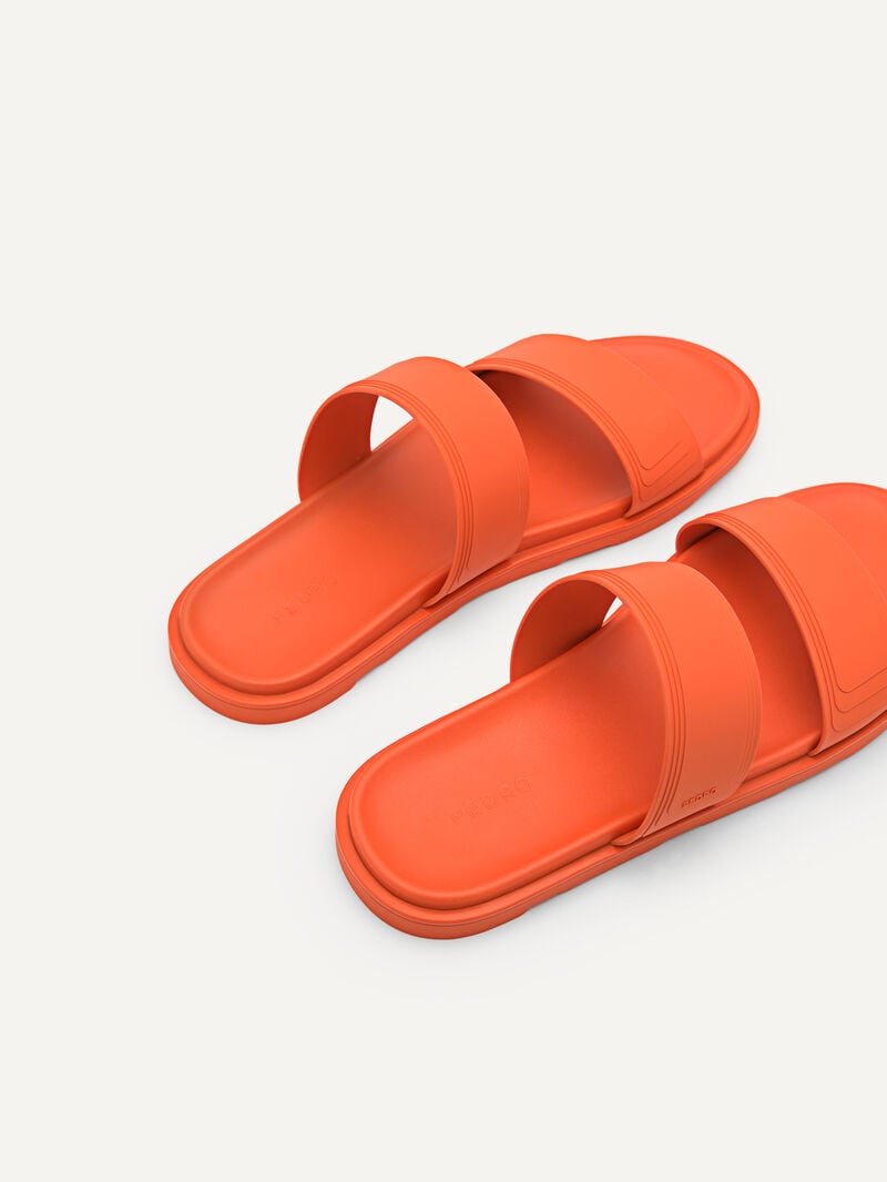 Pedro Pascal Slide Men Sandals Orange | Q9Q-1626