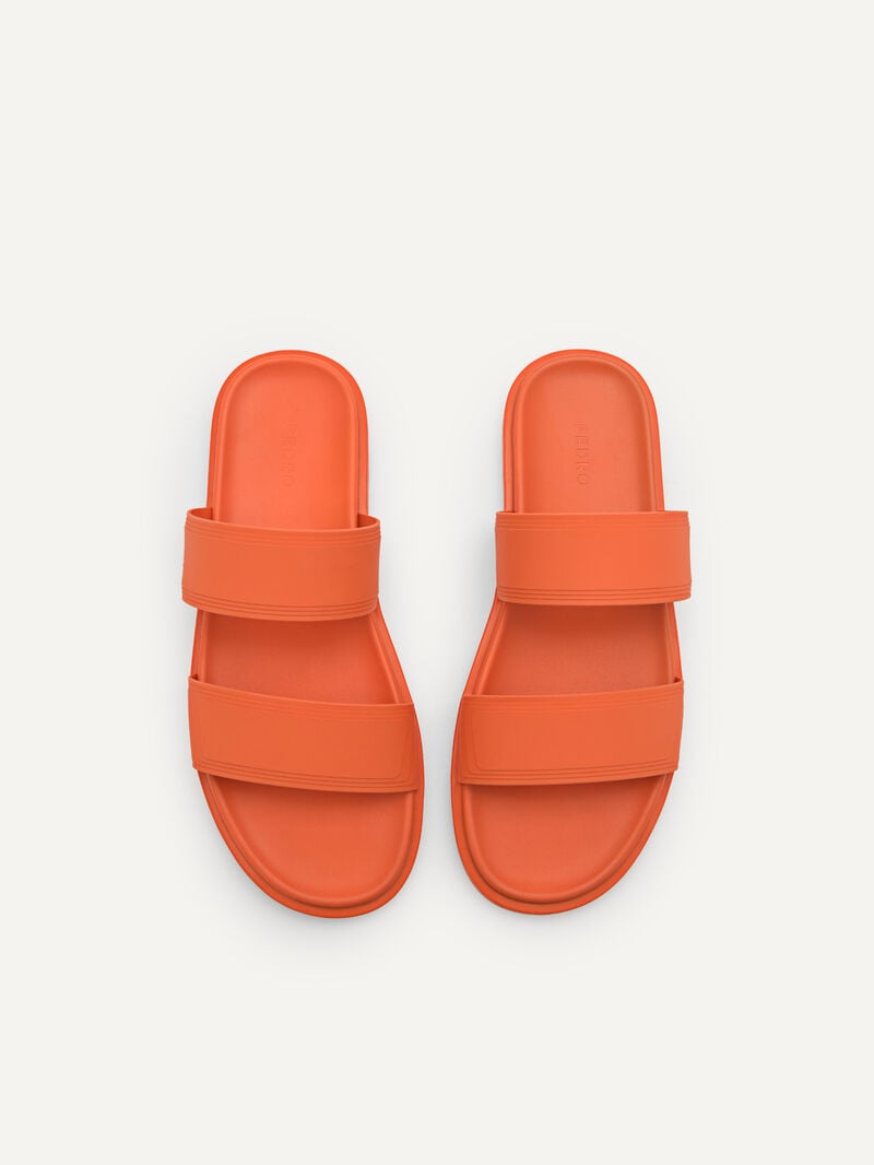 Pedro Pascal Slide Men Sandals Orange | Q9Q-1626