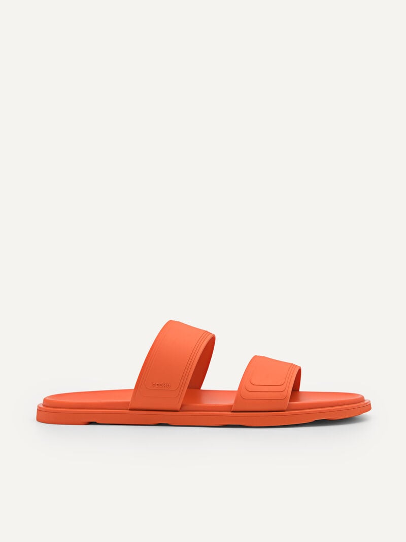 Pedro Pascal Slide Men Sandals Orange | Q9Q-1626