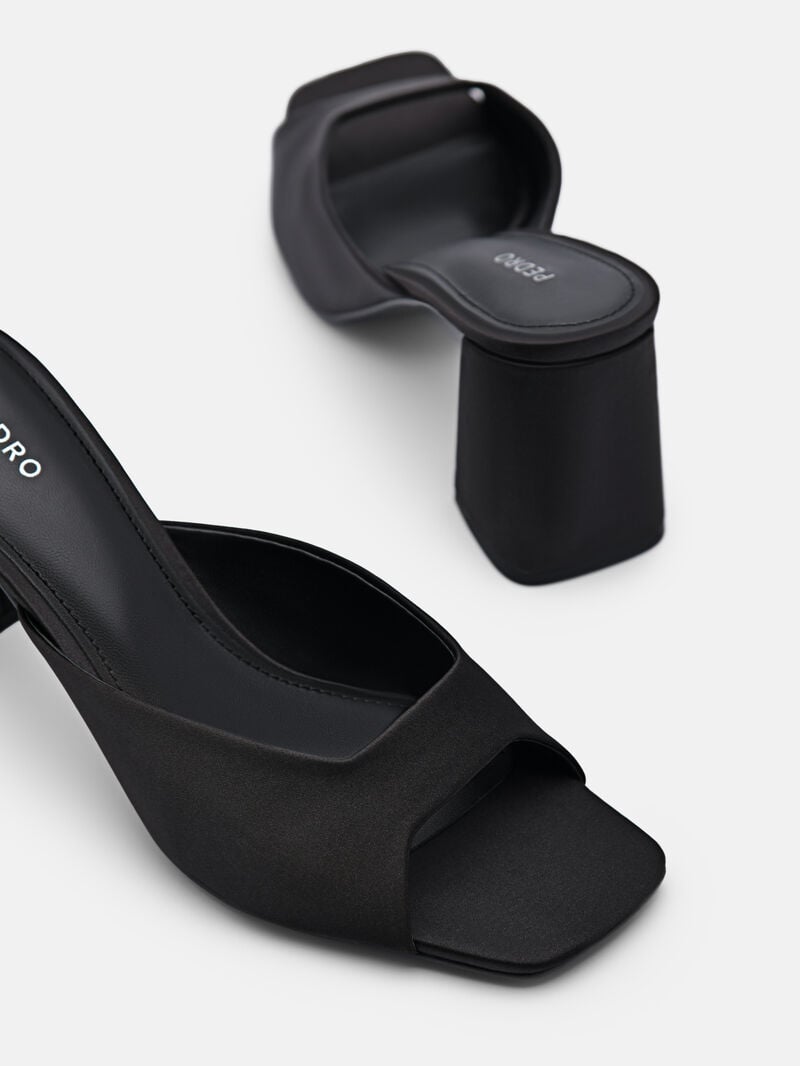 Pedro Peggy Women Heel Sandals Black | Q9Q-1420