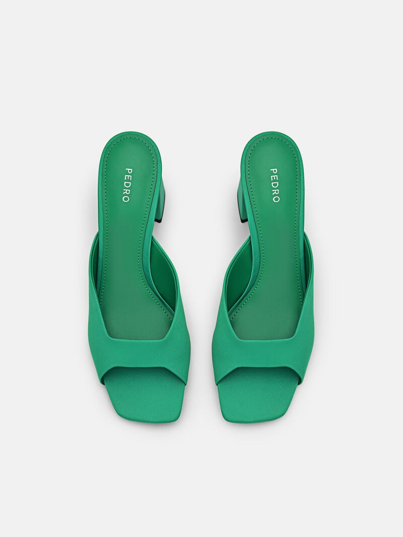 Pedro Peggy Women Heel Sandals Green | Q9Q-1421