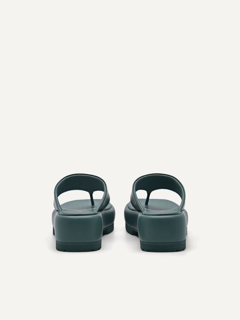 Pedro Platform Women Wedges Green | Q9Q-1609