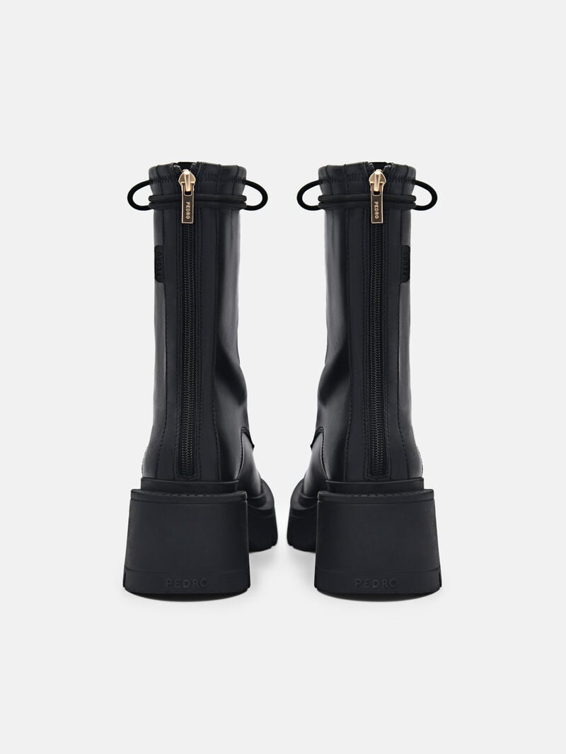 Pedro Poppy Boots Women Ankle Boots Black | Q9Q-1334