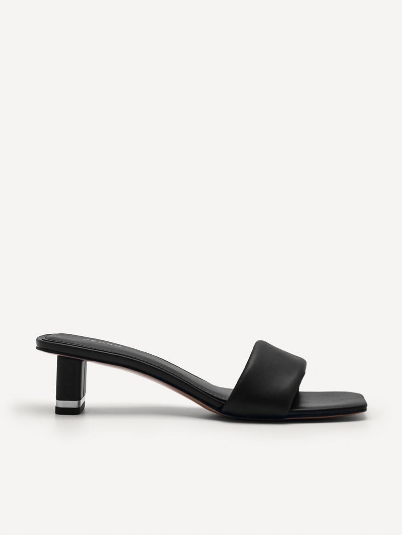 Pedro Porto Women Heel Sandals Black | Q9Q-1416