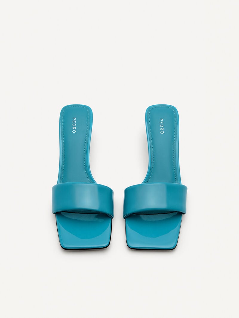 Pedro Porto Women Heel Sandals Turquoise | Q9Q-1417