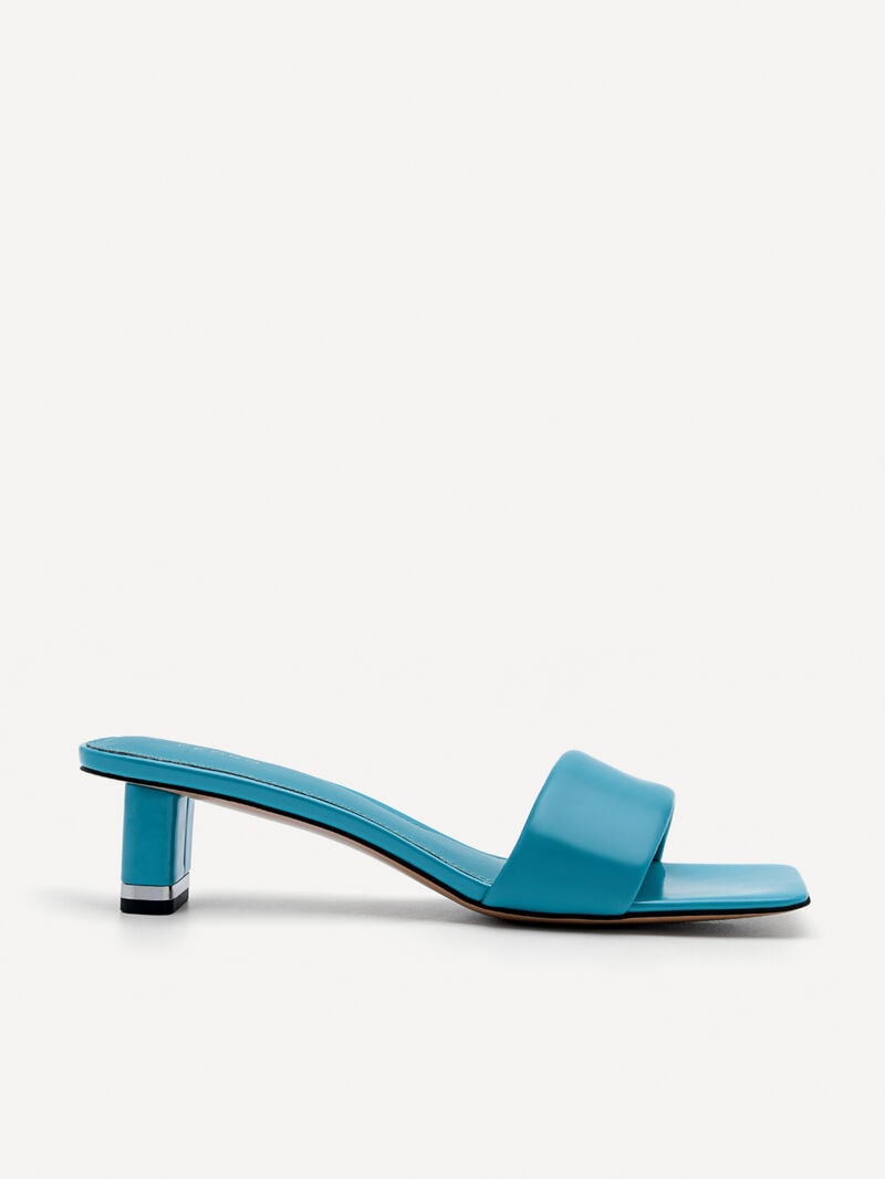 Pedro Porto Women Heel Sandals Turquoise | Q9Q-1417