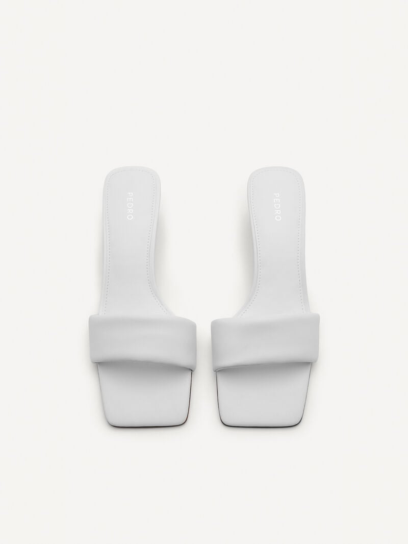 Pedro Porto Women Heel Sandals White | Q9Q-1418