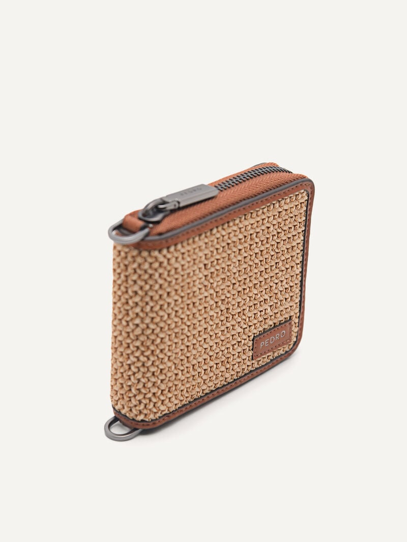 Pedro Raffia Men Wallets Cognac | Q9Q-912