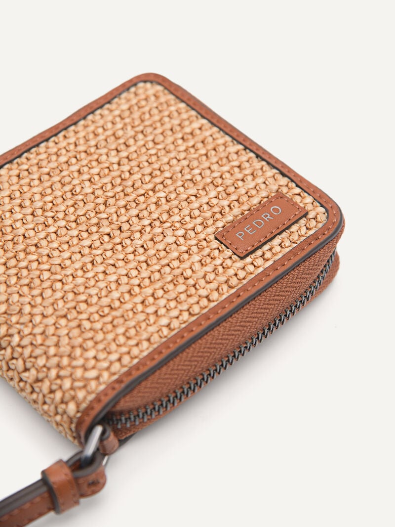 Pedro Raffia Men Wallets Cognac | Q9Q-912