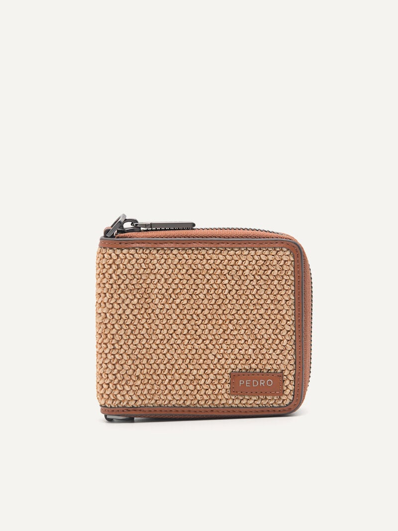 Pedro Raffia Men Wallets Cognac | Q9Q-912