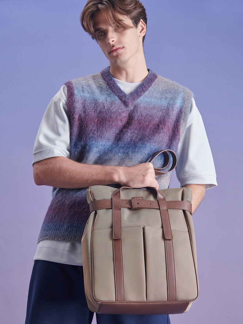 Pedro Rainier Bags Men Totes Sand | Q9Q-1094