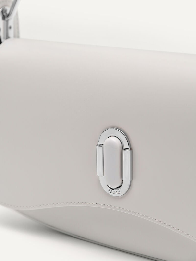 Pedro Rift Leather Bags Women Shoulder Bags White | Q9Q-1083