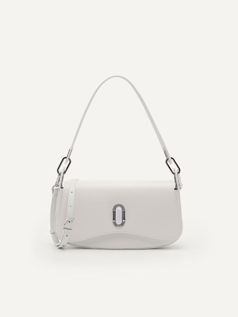 Pedro Rift Leather Bags Women Shoulder Bags White | Q9Q-1083