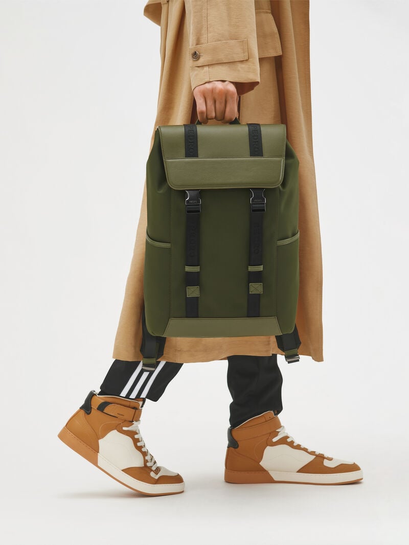 Pedro Rigby Bags Men Backpacks Military Green | Q9Q-1080