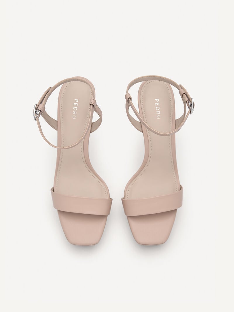 Pedro Rina Platform Women Heel Sandals Nude | Q9Q-1413